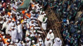 ফরাসি দূতাবাস ঘেরাও কর্মসূচিতে পুলিশের বাধা