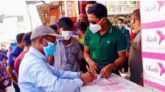 চরফ্যাশনে মাস্ক না পরায় ২৬ জনকে ৪২ হাজার টাকা জরিমানা