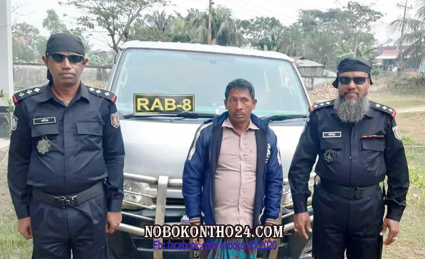 মহিপুরে গনধর্ষন মামলার আসামী গ্রেফতার