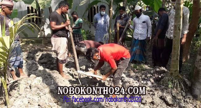 ভোলায় ময়নাতদন্তের জন্য কবর থেকে ৮ মাস পর লাশ উত্তোলন