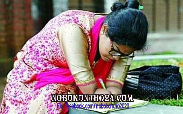 কনুই দিয়ে লিখেই বড় অফিসার পটুয়াখালীর ফাল্গুনী!