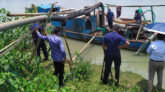 ঝালকাঠিতে অবৈধভাবে বালু উত্তোলন, ড্রেজার মালিককে জরিমানা