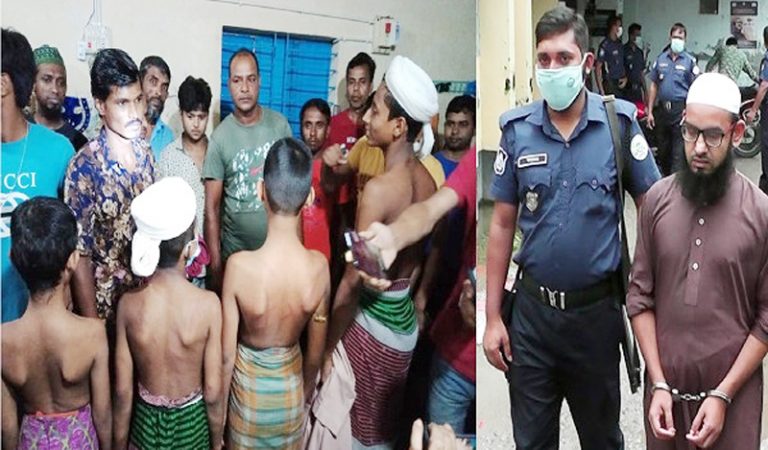 ঝালকাঠিতে ৮ মাদ্রাসাশিক্ষার্থীকে বেত্রাঘাত, শিক্ষক আটক