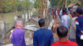 ইন্দুরকানীতে খালপাড়ের অবৈধ স্থাপনা উচ্ছেদ