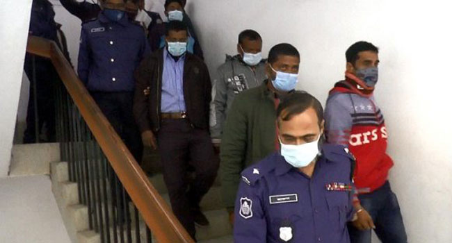 ঝালকাঠিতে হত্যা মামলায় ইউপি সদস্যসহ ৯ জন কারাগারে