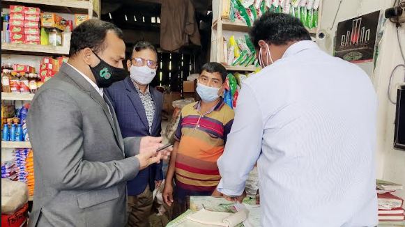 বোরহানউদ্দিনে মোবাইল কোর্টে ১২ হাজার টাকা জরিমানা