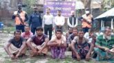 নিষিদ্ধ জাল দিয়ে মাছ ধরায় বরগুনায় ১১ জেলে আটক