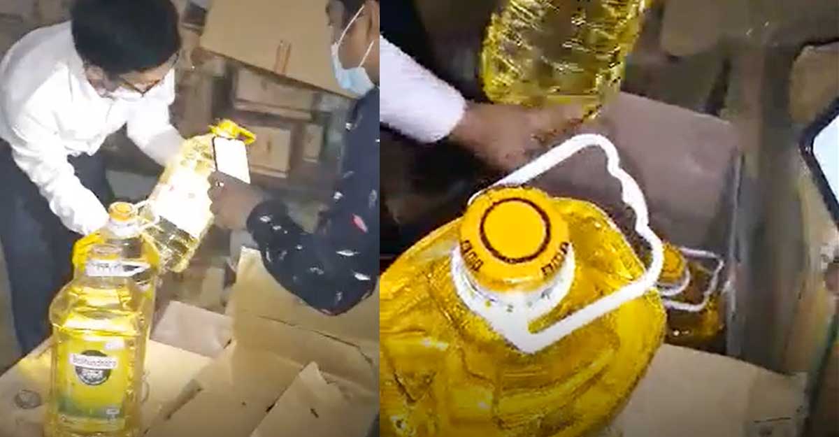 দোকান খালি, ব্যবসায়ীর বাড়িতে মিলল ৮০০ লিটার তেল