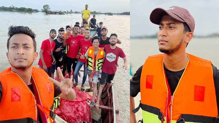 সিলেটে ত্রাণ সহায়তাকারী তাশরীফকে পুলিশের ‘ধমক’