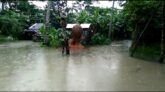 পটুয়াখালীতে ভারী বৃষ্টিপাতে ২০ গ্রাম প্লাবিত