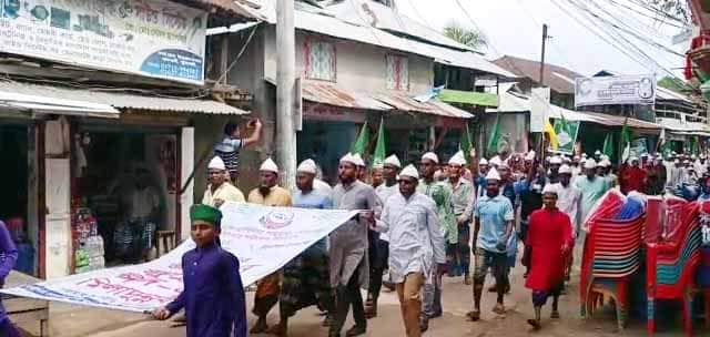 রাঙ্গাবালীতে জশনে জুলুসে ঈদে মিলাদুন্নবী পালিত