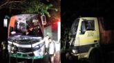 উজিরপুরে বাস-ট্রাকের মুখোমুখি সংঘর্ষ!