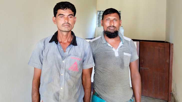 কুয়াকাটায় নিষেধাজ্ঞা উপেক্ষা করে মাছ শিকার দুই জেলে আটক