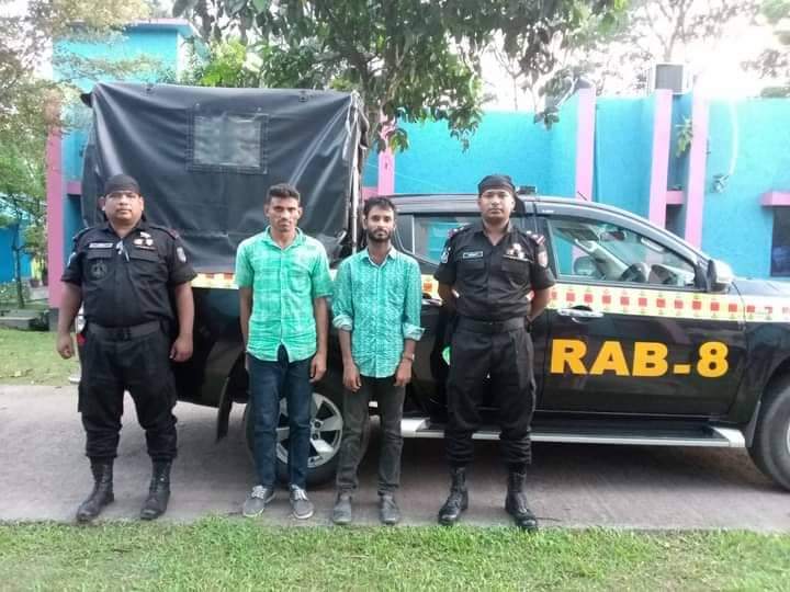 বাউফলে দুই ইয়াবা ব্যবসায়ী গ্রেফতার