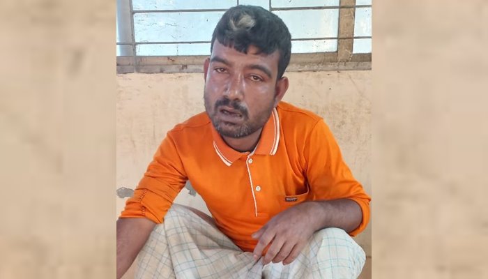 কারাবন্দী স্ত্রীকে দেখতে গিয়ে হেরোইনসহ স্বামী আটক