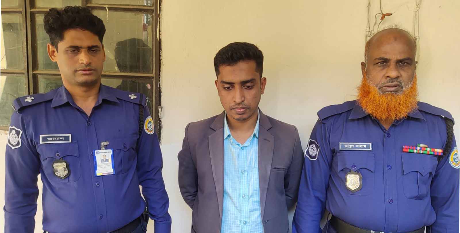 বানারীপাড়ায় ছাত্রী ধর্ষন মামলায় কোচিং শিক্ষক আটক