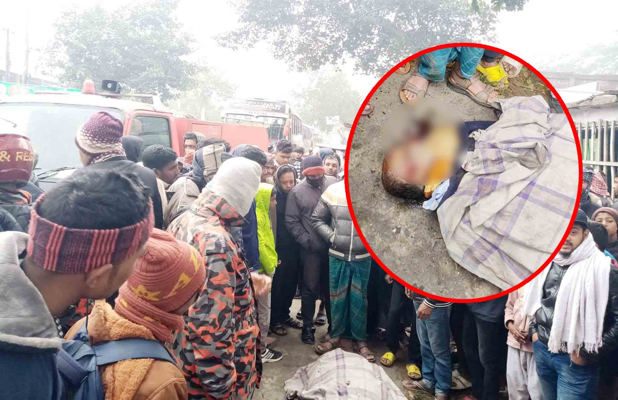 উজিরপুরের সাকুরা পরিবহনের ধাক্কায় ব্যবসায়ী নিহত