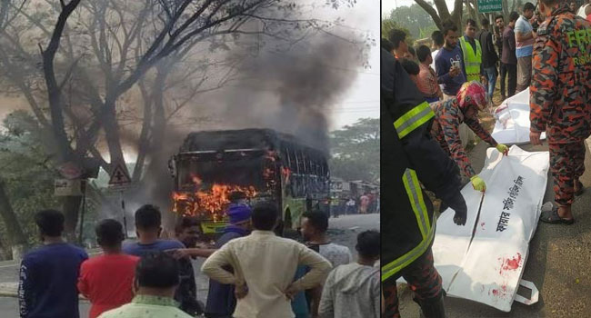 ফরিদপুরে সড়ক দুর্ঘটনায় বাবা-মেয়েসহ প্রান গেল ৩ জনের