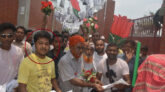 বরিশালে নৌকার বিপক্ষে ভোট চাইছেন ছাত্রলীগ নেতা