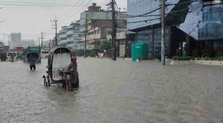 বরিশালে ২৪ ঘণ্টায় ৫৬ মিলিমিটার বৃষ্টি