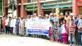 নলছিটিতে প্রধান শিক্ষকের অপসারণের দাবিতে মানববন্ধন