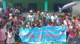 নলছিটিতে এতিমদের মাঝে তরল দুধ বিতরণ