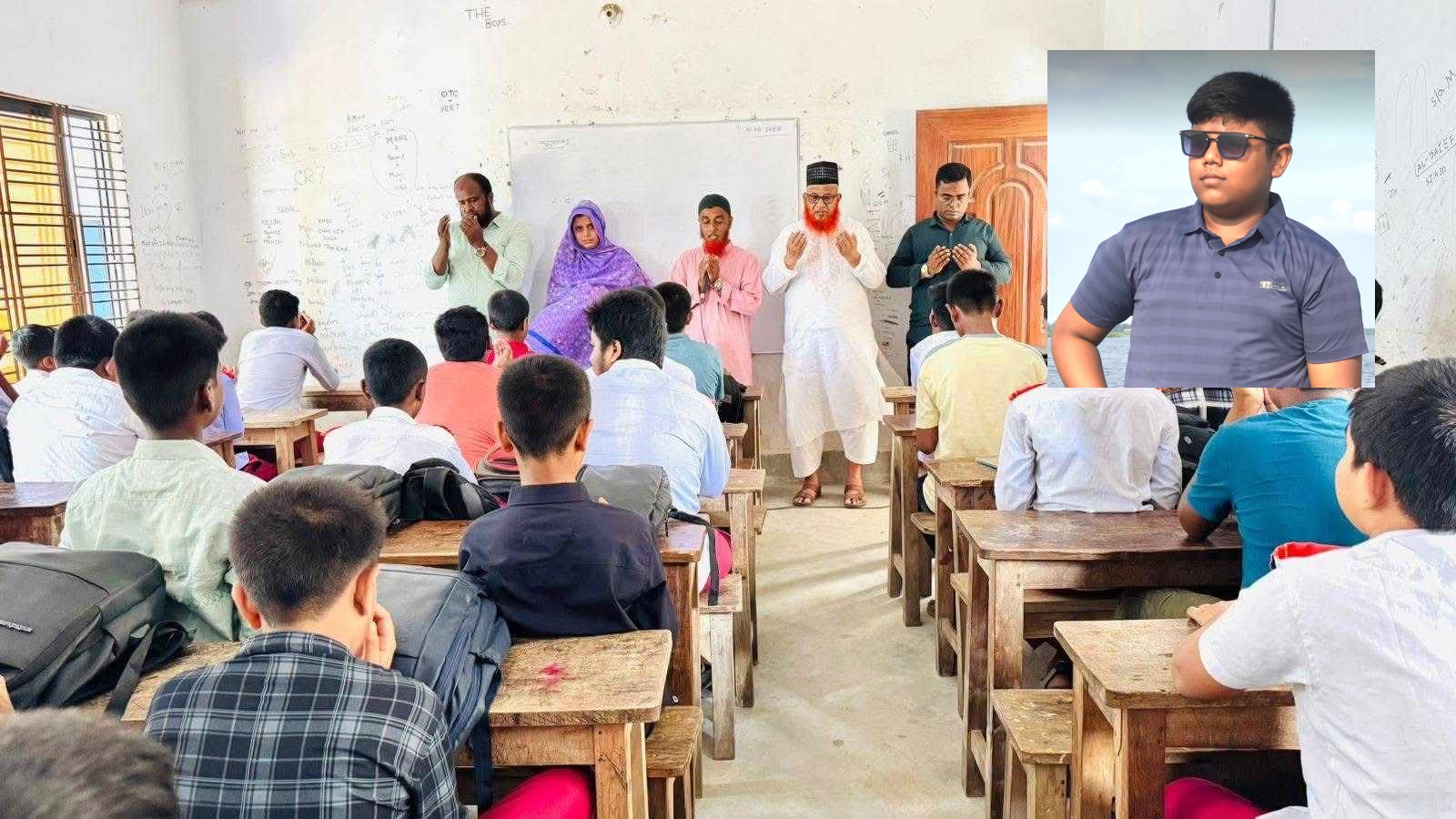 আত্রাইয়ে শিক্ষার্থী সৌরভের মাগফিরাত কামনায় দোয়া